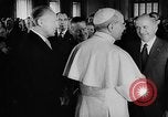 Standbild Papst Pius XII Castel Gandolfo Italien, 1957, aus Sekunde 19 historischem Filmmaterial Videoclip 65675043387