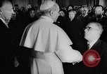 Standbild Papst Pius XII Castel Gandolfo Italien, 1957, aus Sekunde 21 historischem Filmmaterial Videoclip 65675043387