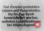 Image of Hitler Youth Poland, 1940, second 7 stock footage video 65675043394