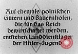Image of Hitler Youth Poland, 1940, second 8 stock footage video 65675043394