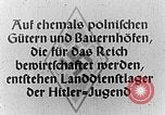 Image of Hitler Youth Poland, 1940, second 9 stock footage video 65675043394
