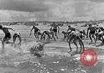 Image of Hitler Youth at beach Poland, 1940, second 11 stock footage video 65675043398