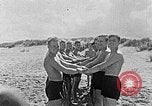 Image of Hitler Youth at beach Poland, 1940, second 15 stock footage video 65675043398