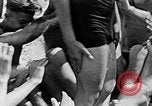 Image of Hitler Youth at beach Poland, 1940, second 32 stock footage video 65675043398