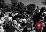 Image of Narrow crowded commercial street Puerto Rico, 1950, second 39 stock footage video 65675043413