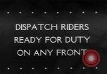 Image of Canadian Dispatch riders Canada, 1944, second 1 stock footage video 65675043430
