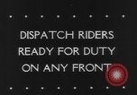 Image of Canadian Dispatch riders Canada, 1944, second 3 stock footage video 65675043430
