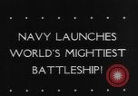 Image of Battleship USS Missouri United States USA, 1944, second 33 stock footage video 65675043433