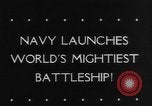 Image of Battleship USS Missouri United States USA, 1944, second 34 stock footage video 65675043433