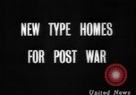 Standbild neue Häuser gebaut Europa, 1945, aus Sekunde 3 historischem Filmmaterial Videoclip 65675043443