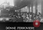 Image of Women railroad workers Italy, 1943, second 21 stock footage video 65675043452