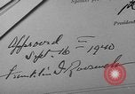 Image Franklin D Roosevelt United States USA, 1940, de la seconde 9 séquences d'archives historiques vidéo 65675043463