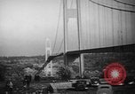 Image of Tacoma Narrows bridge collaps Tacoma Washington USA, 1940, second 18 stock footage video 65675043465