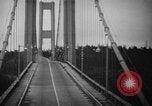Image of Tacoma Narrows bridge collaps Tacoma Washington USA, 1940, second 23 stock footage video 65675043465