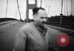 Image of Tacoma Narrows bridge collaps Tacoma Washington USA, 1940, second 34 stock footage video 65675043465