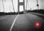 Image of Tacoma Narrows bridge collaps Tacoma Washington USA, 1940, second 38 stock footage video 65675043465