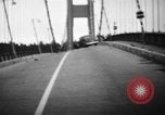 Image of Tacoma Narrows bridge collaps Tacoma Washington USA, 1940, second 41 stock footage video 65675043465