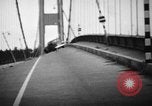 Image of Tacoma Narrows bridge collaps Tacoma Washington USA, 1940, second 54 stock footage video 65675043465