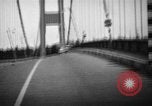 Image of Tacoma Narrows bridge collaps Tacoma Washington USA, 1940, second 55 stock footage video 65675043465