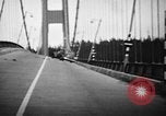Image of Tacoma Narrows bridge collaps Tacoma Washington USA, 1940, second 56 stock footage video 65675043465