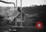 Image of Tacoma Narrows bridge collaps Tacoma Washington USA, 1940, second 57 stock footage video 65675043465