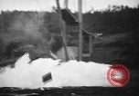 Image of Tacoma Narrows bridge collaps Tacoma Washington USA, 1940, second 60 stock footage video 65675043465