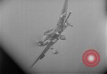 Image of German aircraft bomb in Warsaw Uprising Warsaw Poland, 1944, second 22 stock footage video 65675043478