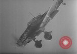 Image of German aircraft bomb in Warsaw Uprising Warsaw Poland, 1944, second 28 stock footage video 65675043478