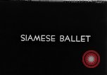 Image of Siamese ballet Bangkok Thailand, 1937, second 1 stock footage video 65675043497