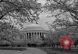 Image of Cherry blossom trees Washington DC USA, 1950, second 51 stock footage video 65675043504