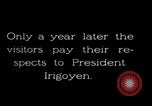 Image of Argentina visit by Secretary of Commerce Herbert Hoover Buenos Aires Argentina, 1928, second 28 stock footage video 65675043508