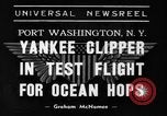 Image of Trans Atlantic seaplane New York United States USA, 1939, second 1 stock footage video 65675043518