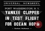 Image of Trans Atlantic seaplane New York United States USA, 1939, second 6 stock footage video 65675043518