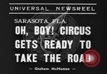 Immagine di Il Ringling Brothers Circus Sarasota Florida USA, 1938, secondo 3 filmato di repertorio 65675043527
