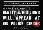 Standbild Big Polizei Circus Rochester Indiana USA, 1938, aus Sekunde 5 historischem Filmmaterial Videoclip 65675043531