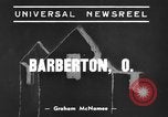 Image explosion de gaz près de l'école Barberton Ohio USA, 1939, de la seconde 1 séquences d'archives historiques vidéo 65675043538