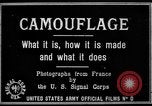 Image of World War I Camouflage France, 1918, second 10 stock footage video 65675043544