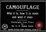 Image of World War I Camouflage France, 1918, second 11 stock footage video 65675043544