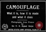 Image of World War I Camouflage France, 1918, second 12 stock footage video 65675043544