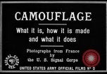 Image of World War I Camouflage France, 1918, second 20 stock footage video 65675043544