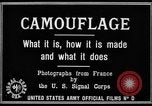 Image of World War I Camouflage France, 1918, second 24 stock footage video 65675043544