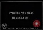 Image of French women make camouflage France, 1918, second 5 stock footage video 65675043546