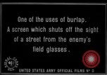 Image of camouflaged screens in World War 1 France, 1918, second 11 stock footage video 65675043547