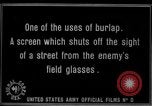 Image of camouflaged screens in World War 1 France, 1918, second 13 stock footage video 65675043547