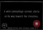 Image of camouflaged screens in World War 1 France, 1918, second 34 stock footage video 65675043547
