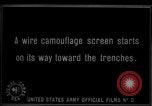 Image of camouflaged screens in World War 1 France, 1918, second 36 stock footage video 65675043547