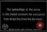 Standbild Graben camouflage Ersten Weltkrieg Frankreich, 1918, aus Sekunde 60 historischem Filmmaterial Videoclip 65675043548