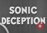 Standbild Sonic Täuschung im Krieg United States USA, 1945, aus Sekunde 30 historischem Filmmaterial Videoclip 65675043549