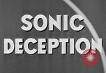 Standbild Sonic Täuschung im Krieg United States USA, 1945, aus Sekunde 31 historischem Filmmaterial Videoclip 65675043549