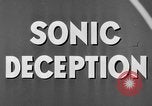 Standbild Sonic Täuschung im Krieg United States USA, 1945, aus Sekunde 33 historischem Filmmaterial Videoclip 65675043549